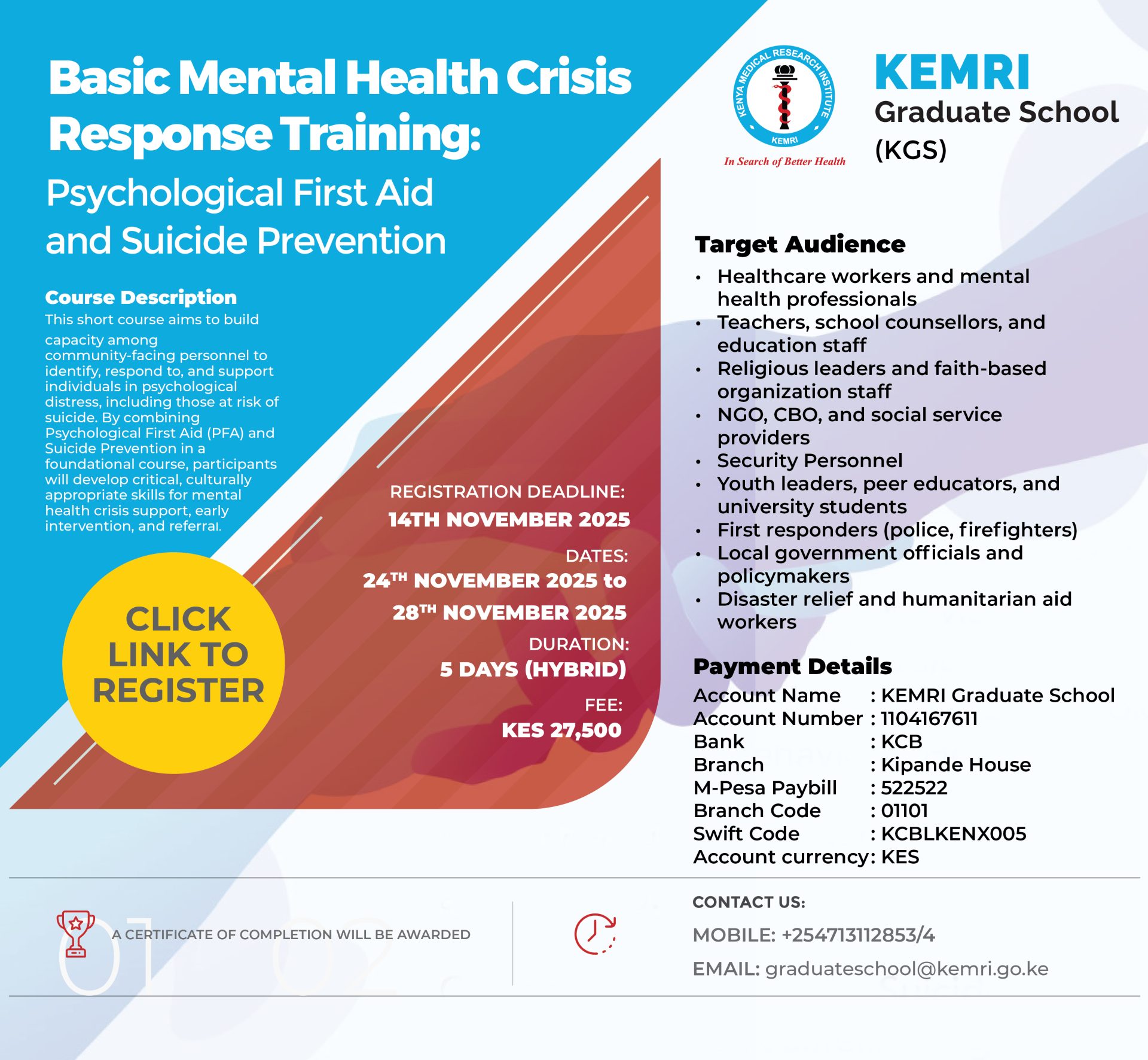 Mental Health Suicide Prevention Poster